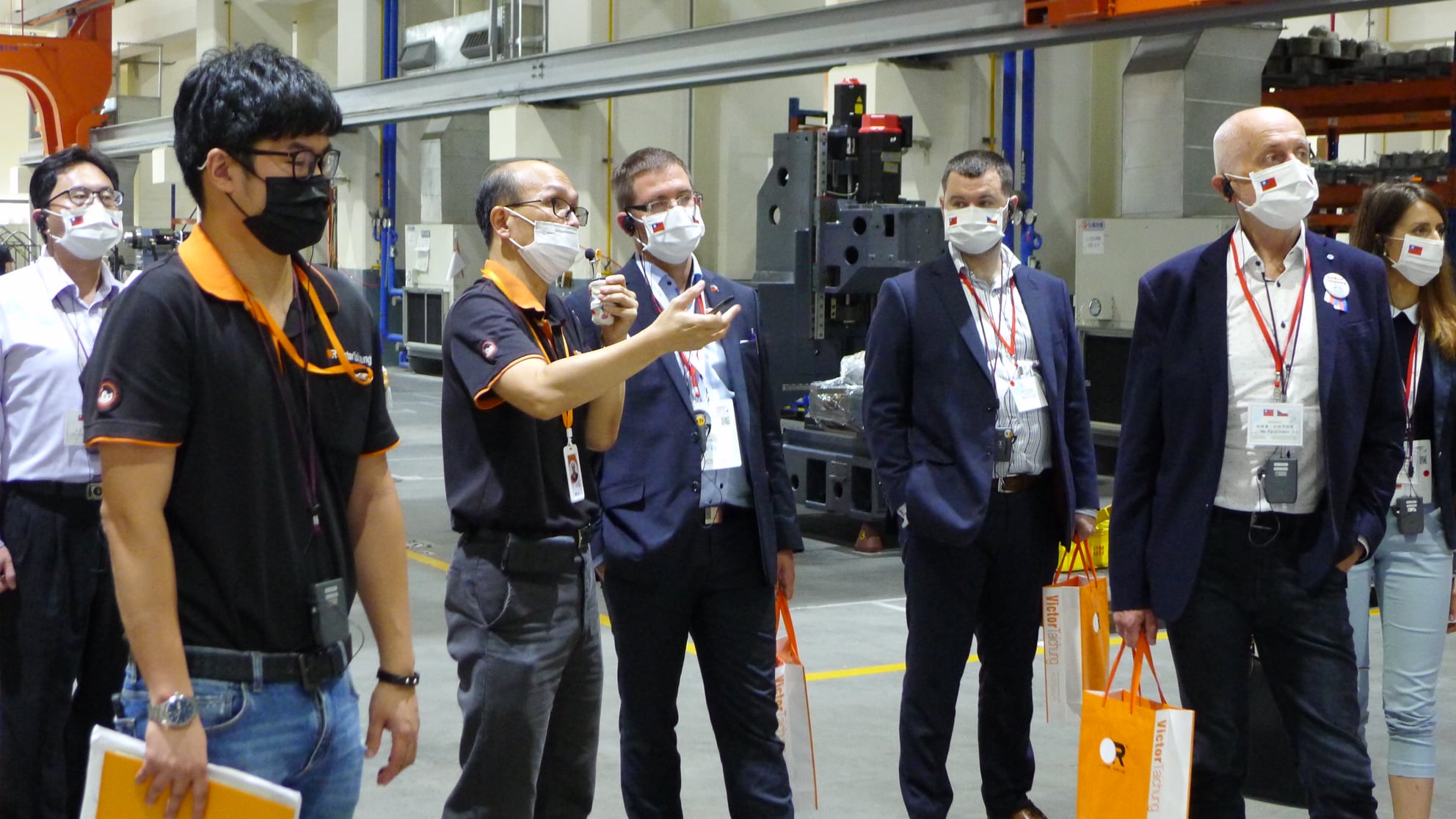 The Business Delegation Visited Smart Machinery Companies in Taichung