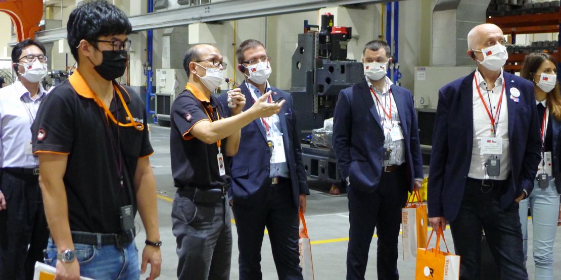 Trade Delegation Explores Smart Machinery Giants in Taichung - Victor Taichung, HIWIN Tech, and Buffalo Machinery