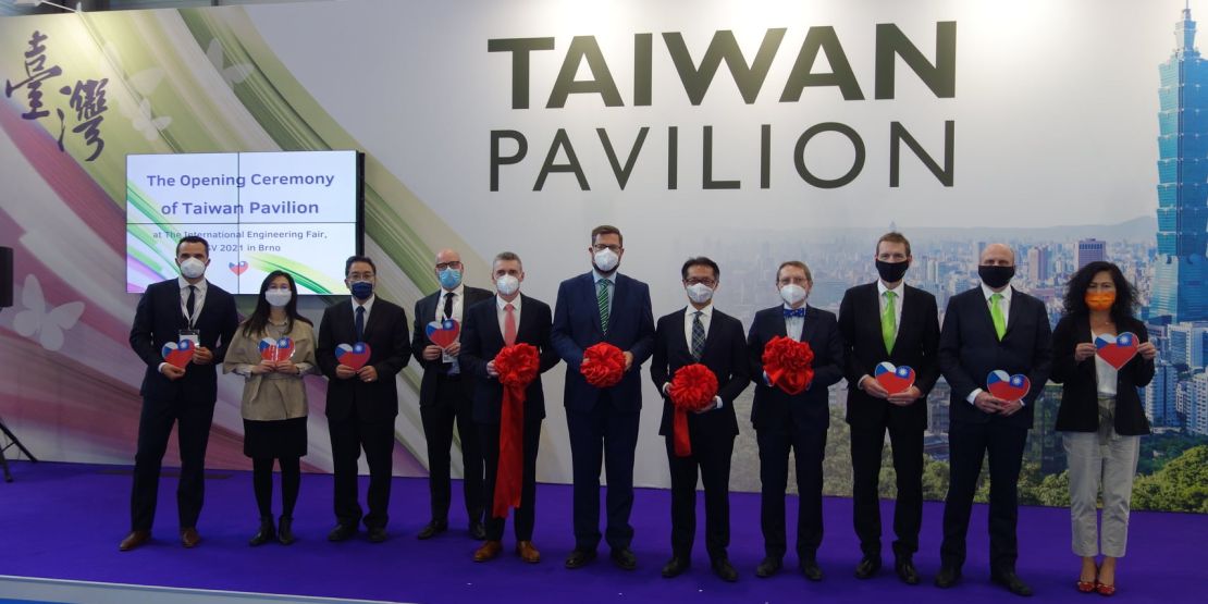 Pavel Diviš Opened the Taiwan Pavilion at the International Engineering Fair in Brno 2021