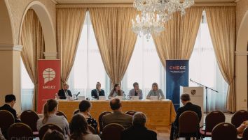 Alice Rezková at the  EU-China Relations: Priorities of the Czech EU Presidency Conference